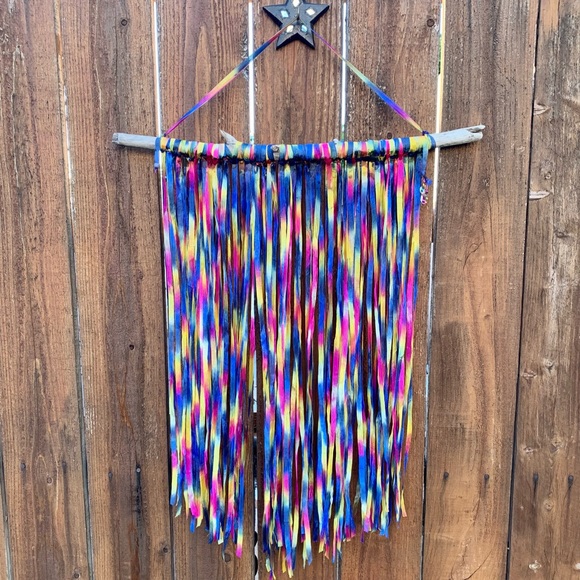 Wall Hanging Chakra Rainbow Pride, Colorful Handmade Wall Art Hanging Decor - Picture 5 of 8